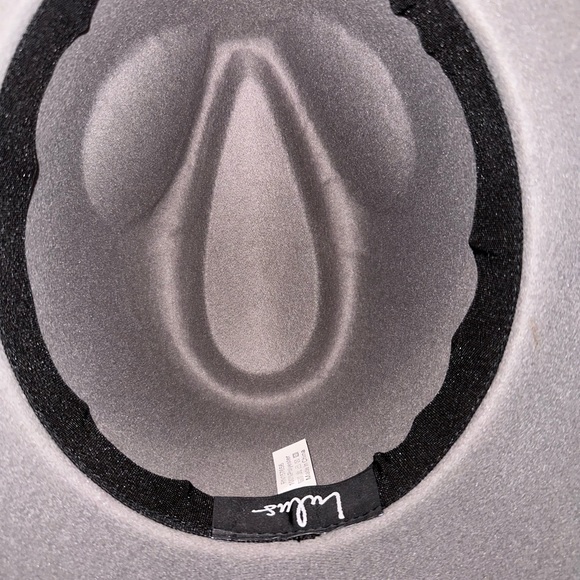 Lulus Grey Round Brimmed Hat. Never worn. - Picture 4 of 7